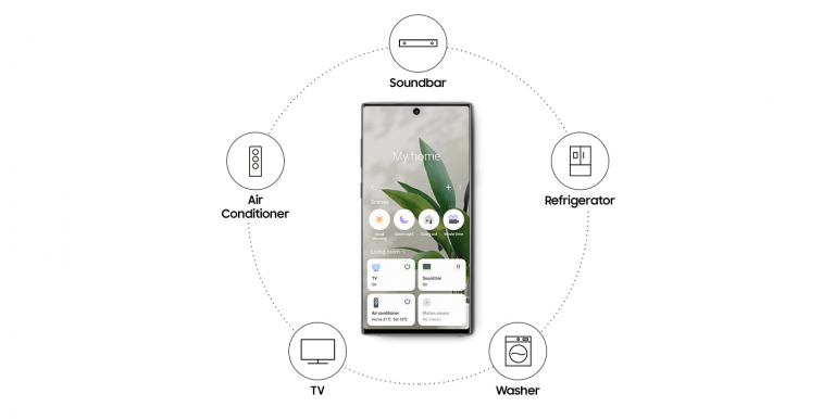 Smartphone connecting to Samsung HW-Q67CT soundbar