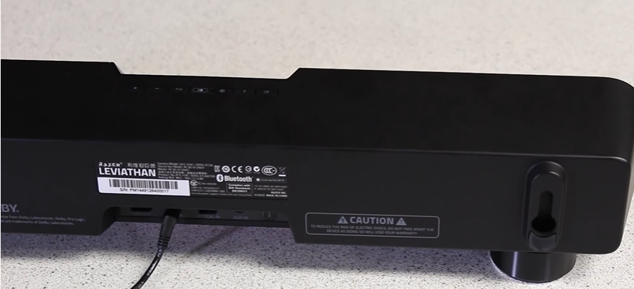 Razer Leviathan Surround Sound Bar HDMI ports