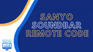 sanyo soundbar remote code