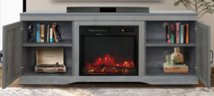 Enstver Fireplace TV Stand