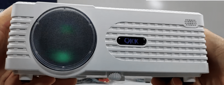 Q K K Mini Projector front view