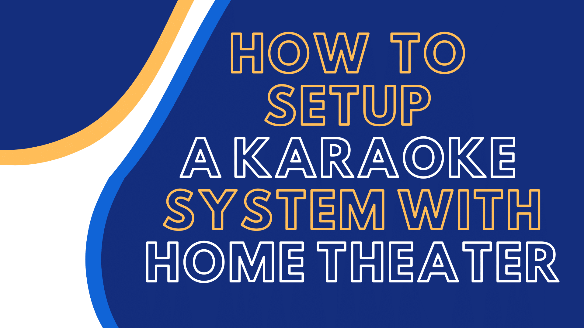 How to set up Karaoke on your home theatre system Easy!!! 