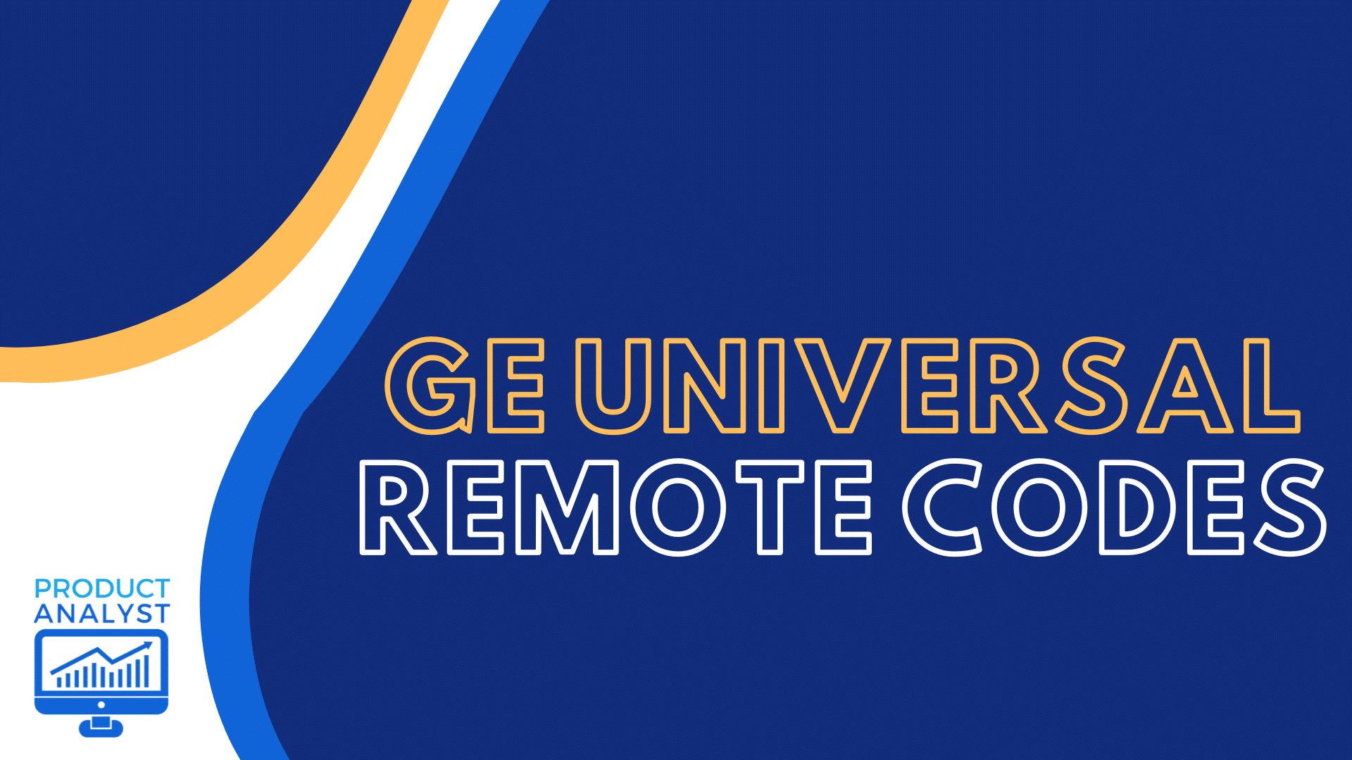 ge universal control codes for tv
