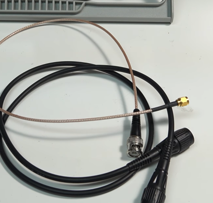SMA and BNC coaxial cables