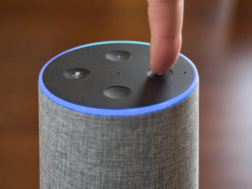Amazon Alexa with hands