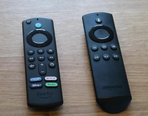 Two Fire TV Stick remotes