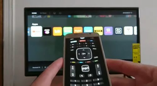 Vizio tv connected to mobile phone
