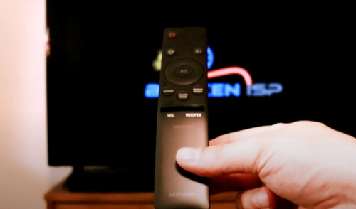 black samsung remote