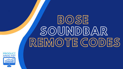 bose soundbar remote code