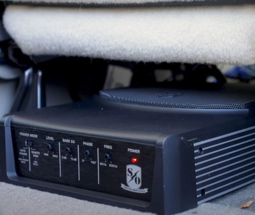 car amp with speaker
