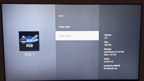 clear cache setting on a firestick