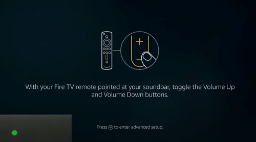 controlling volume with fire tv remote