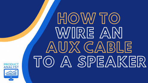 how to wire an aux cable to a speaker