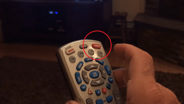 power button on charter remote control