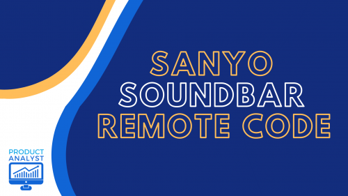 sanyo soundbar remote code