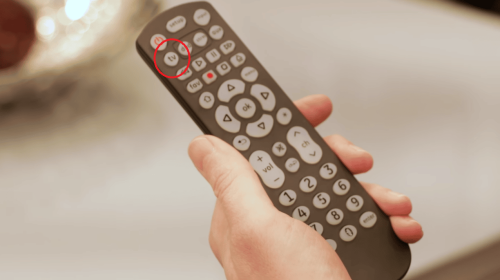 tv button on universal remote