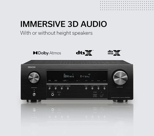 Denon AVR-S750H Receiver immersive 3d audio feature