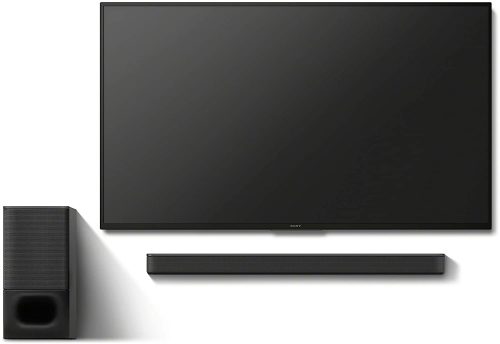 Sony HT-S350 soundbar and subwoofer with TV